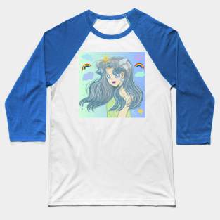 Anime Japanese cartoon style Baseball T-Shirt